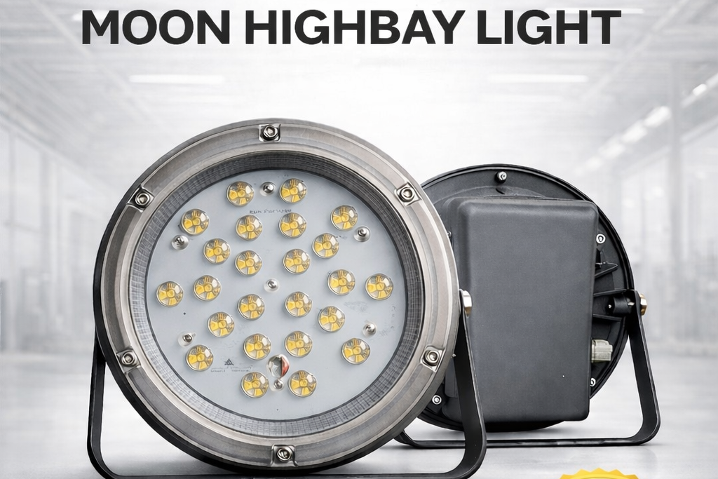 🌕 100W MOON Highbay LED Light — Cool White & Warm White Options Available