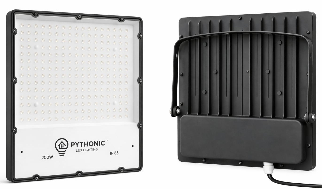 ⭐ 200W LENS STAR Model LED Flood Light — Super Bright & Heavy Duty Outdoor Lighting